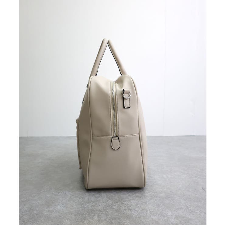 【オールシーズン/旅行/大容量】ラインテープ ビッグボストンバッグ | TRYSIL | 詳細画像13 