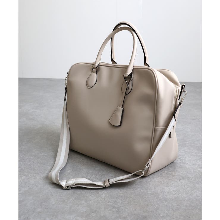 【オールシーズン/旅行/大容量】ラインテープ ビッグボストンバッグ | TRYSIL | 詳細画像20 