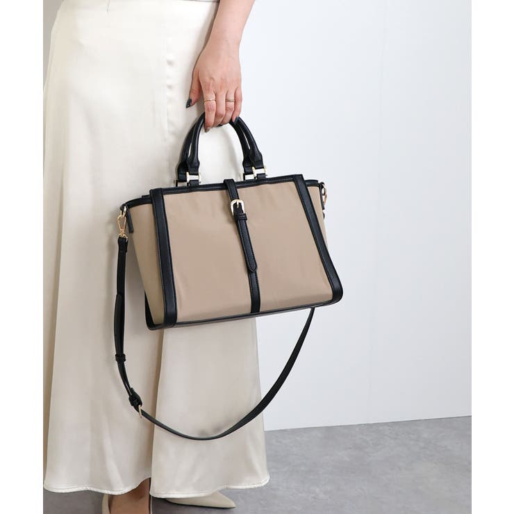 ベルトデザイン2wayスクエアトートバッグ | TRYSIL | 詳細画像11 