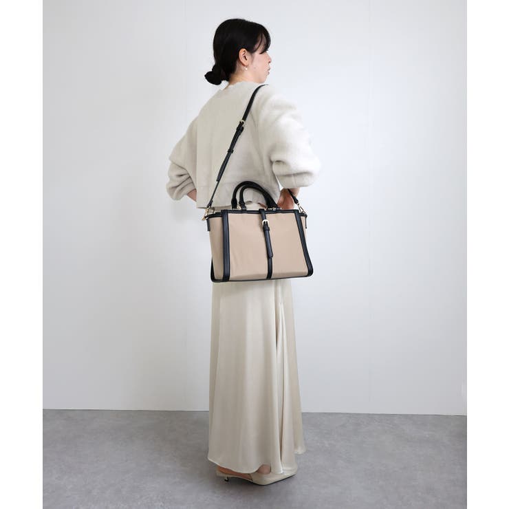 ベルトデザイン2wayスクエアトートバッグ | TRYSIL | 詳細画像12 