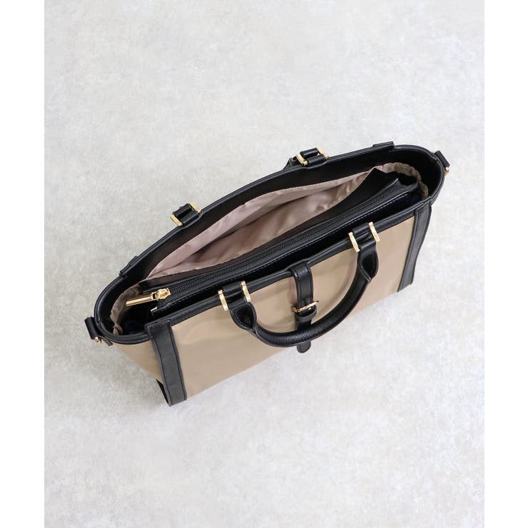 ベルトデザイン2wayスクエアトートバッグ | TRYSIL | 詳細画像18 