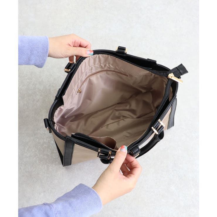 ベルトデザイン2wayスクエアトートバッグ | TRYSIL | 詳細画像19 