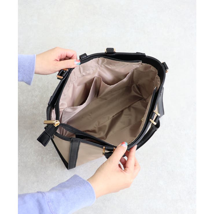 ベルトデザイン2wayスクエアトートバッグ | TRYSIL | 詳細画像20 