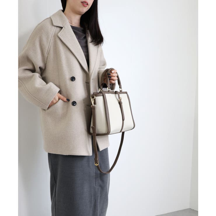 ベルトデザイン2wayスクエアトートバッグ | TRYSIL | 詳細画像6 