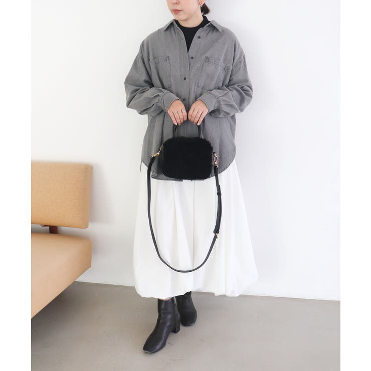 ボア2wayスクエアショルダーバッグ | TRYSIL | 詳細画像3 