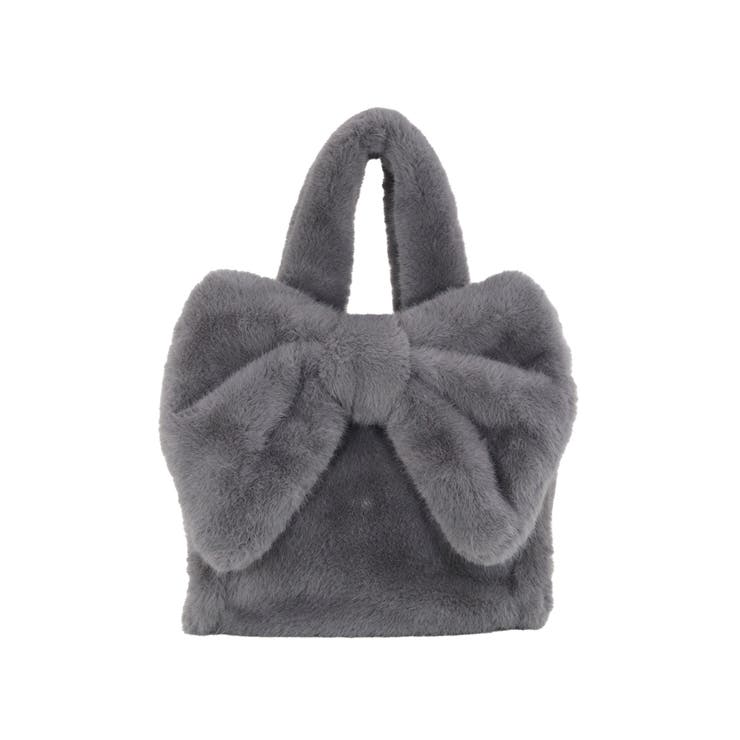 チャコール | リボントートバッグ | TRYSIL