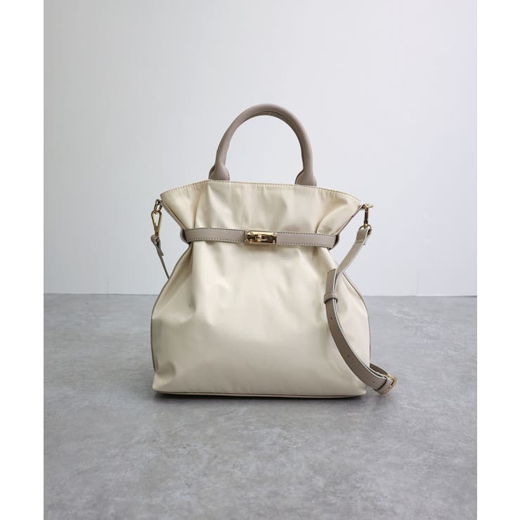 【デイリー/2way/軽量】軽量素材ベルトデザイン2wayトートバッグ | TRYSIL | 詳細画像14 