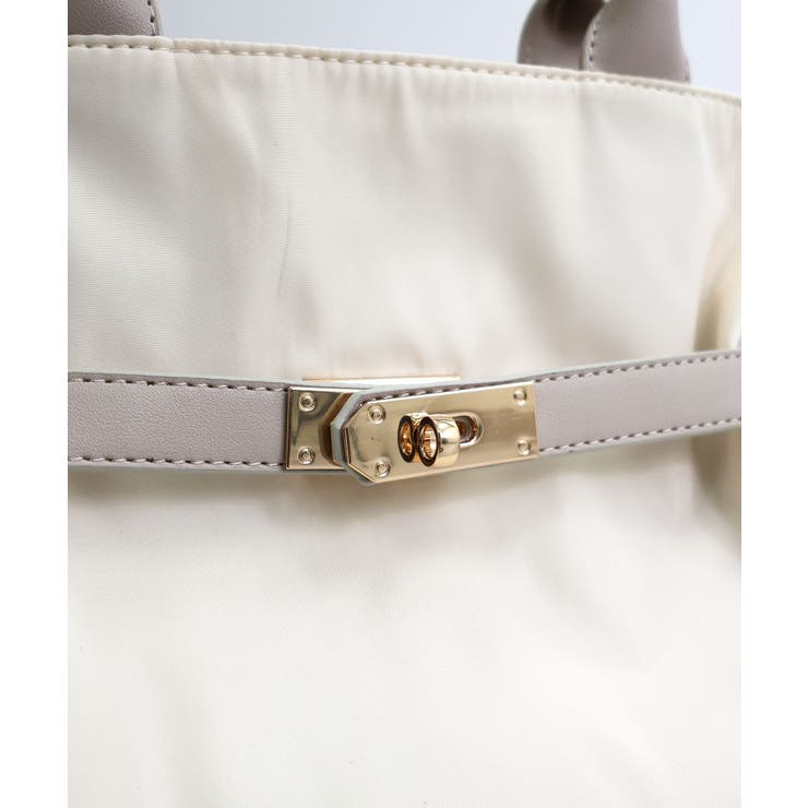 【デイリー/2way/軽量】軽量素材ベルトデザイン2wayトートバッグ | TRYSIL | 詳細画像16 