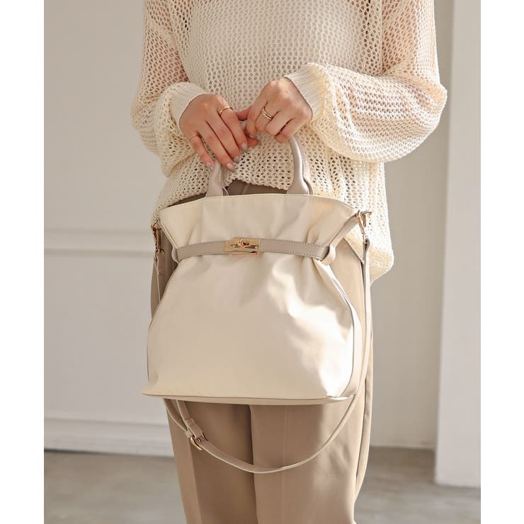 【デイリー/2way/軽量】軽量素材ベルトデザイン2wayトートバッグ | TRYSIL | 詳細画像2 