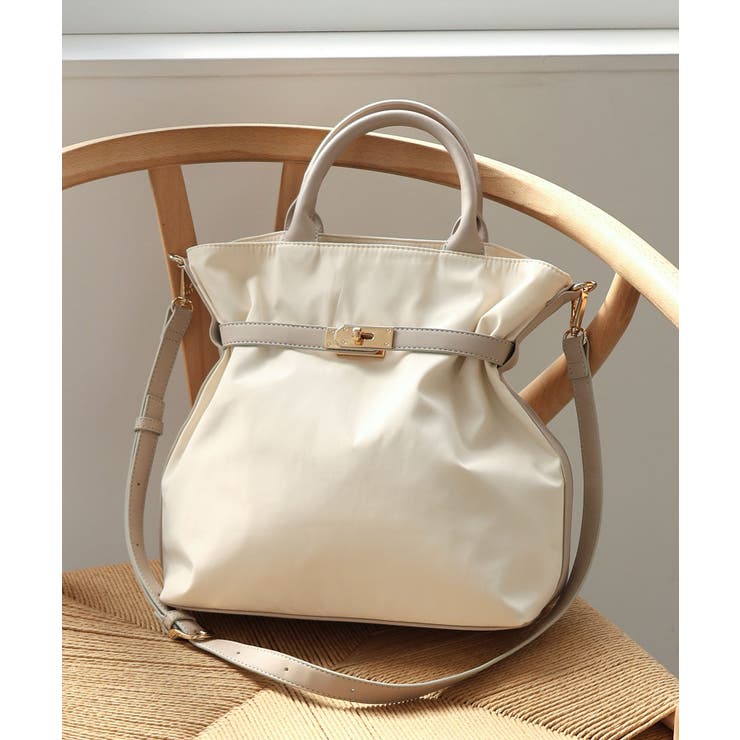 【デイリー/2way/軽量】軽量素材ベルトデザイン2wayトートバッグ | TRYSIL | 詳細画像5 