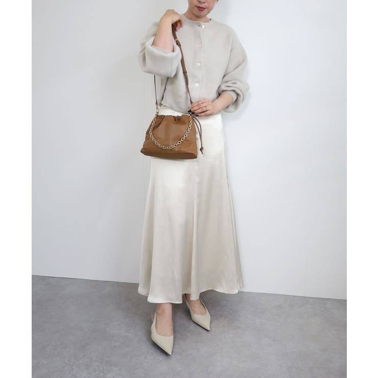 チェーンハンドル巾着ショルダーバッグ | TRYSIL | 詳細画像8 