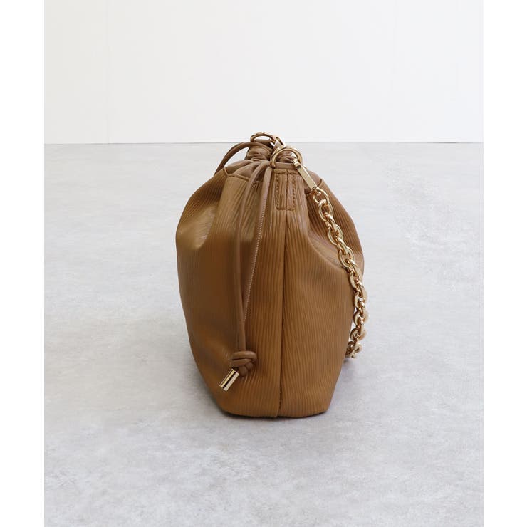 チェーンハンドル巾着ショルダーバッグ | TRYSIL | 詳細画像13 