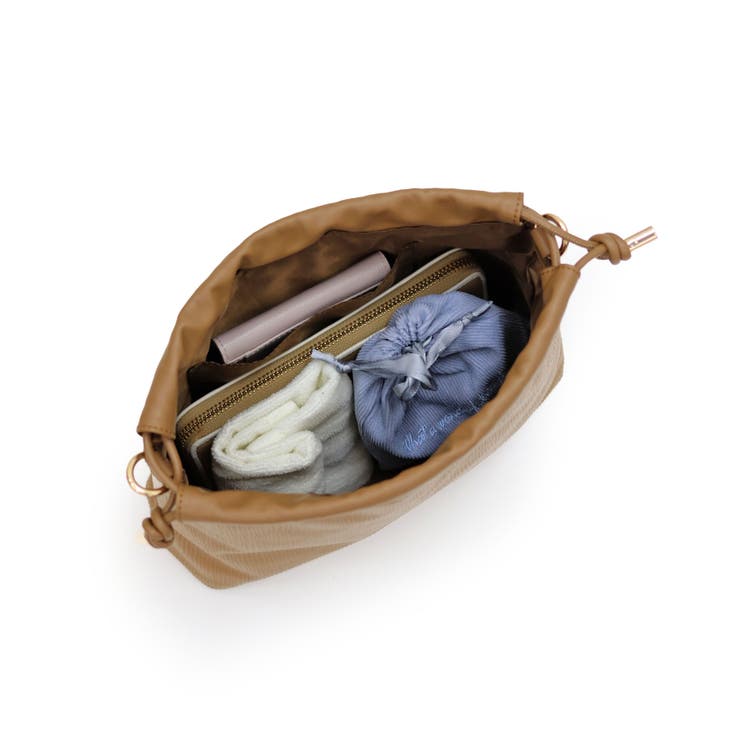 チェーンハンドル巾着ショルダーバッグ | TRYSIL | 詳細画像17 