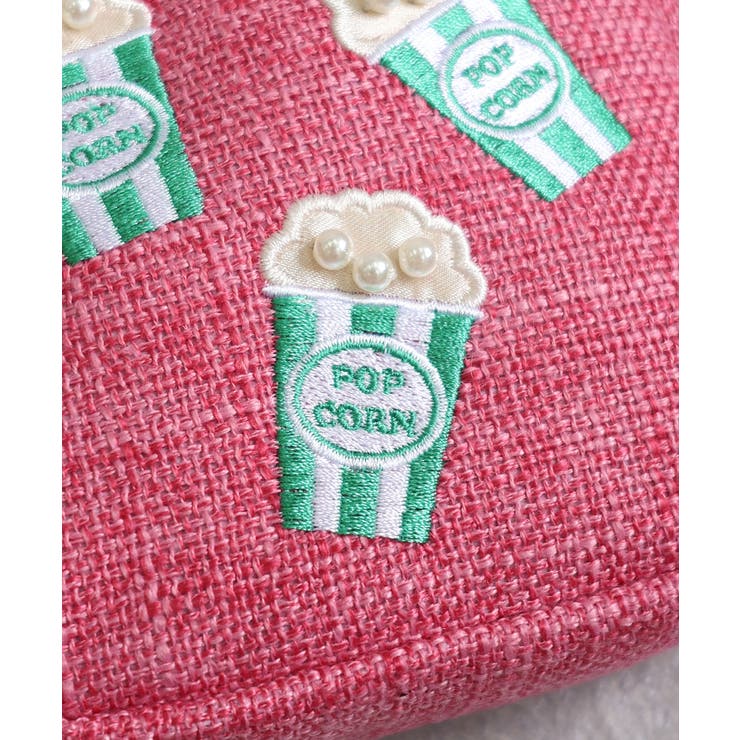 ポップコーン刺繍スクエアポーチ | TRYSIL | 詳細画像10 