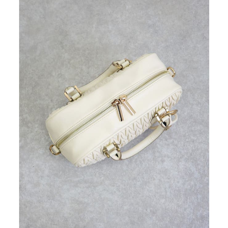 【オールシーズン/コンパクト/2way】チャーム付き2wayミニボストンバッグ | TRYSIL | 詳細画像12 