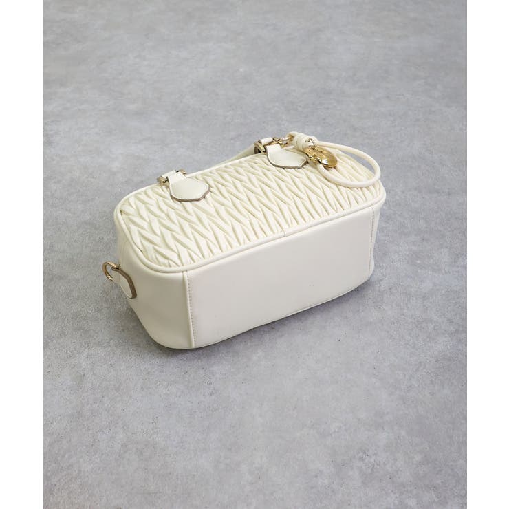 【オールシーズン/コンパクト/2way】チャーム付き2wayミニボストンバッグ | TRYSIL | 詳細画像20 