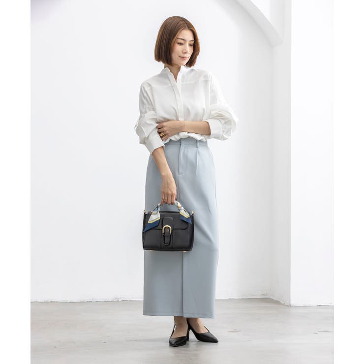 【オールシーズン/オケージョン/2way】スカーフ付き2wayハンドバッグ | TRYSIL | 詳細画像4 