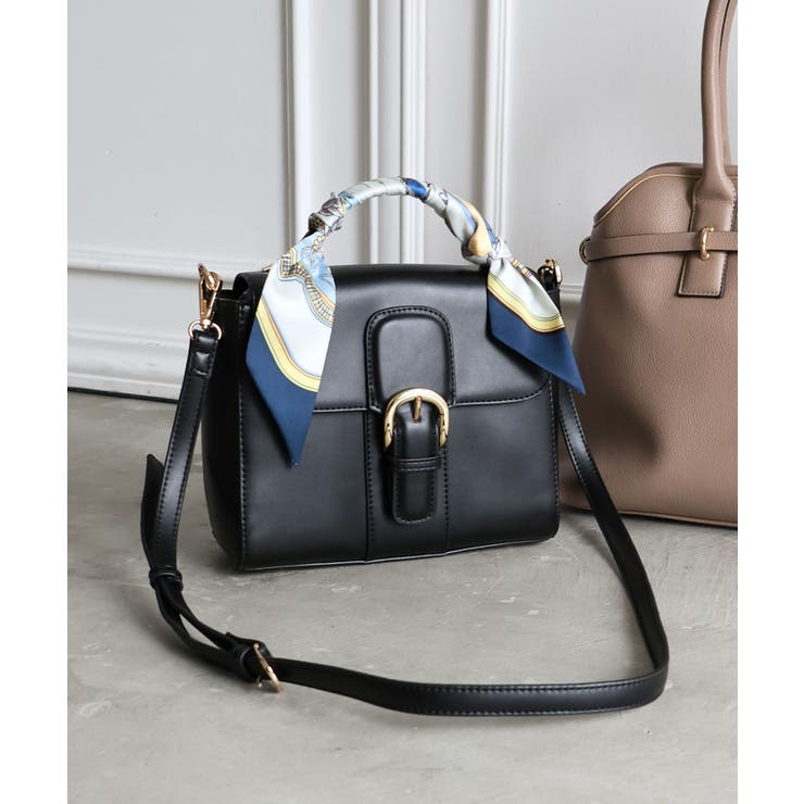 【オールシーズン/オケージョン/2way】スカーフ付き2wayハンドバッグ | TRYSIL | 詳細画像5 