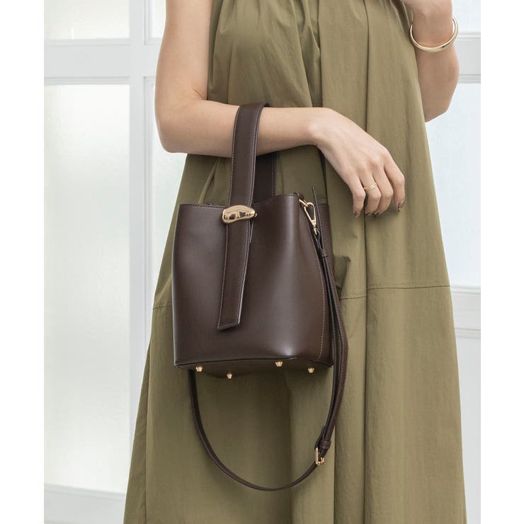 【オールシーズン ミディアムサイズ 2way】ニュアンスパーツワンハンドルショル… | TRYSIL | 詳細画像10 