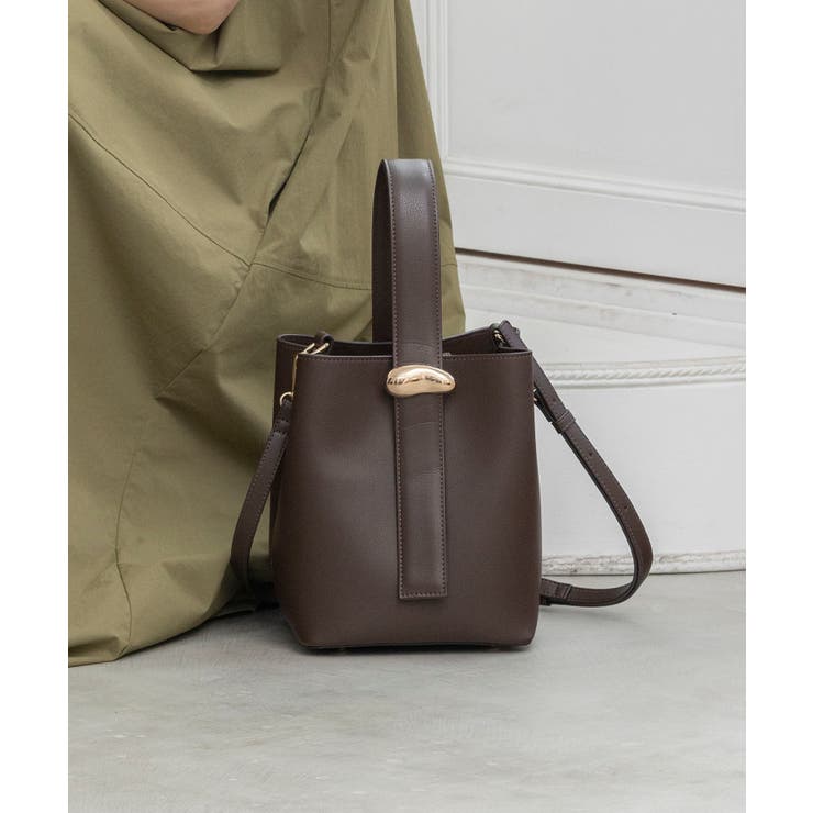 【オールシーズン ミディアムサイズ 2way】ニュアンスパーツワンハンドルショル… | TRYSIL | 詳細画像11 