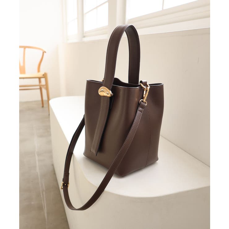 【オールシーズン ミディアムサイズ 2way】ニュアンスパーツワンハンドルショル… | TRYSIL | 詳細画像13 