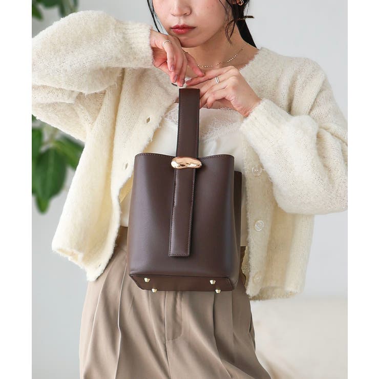 【オールシーズン ミディアムサイズ 2way】ニュアンスパーツワンハンドルショル… | TRYSIL | 詳細画像17 