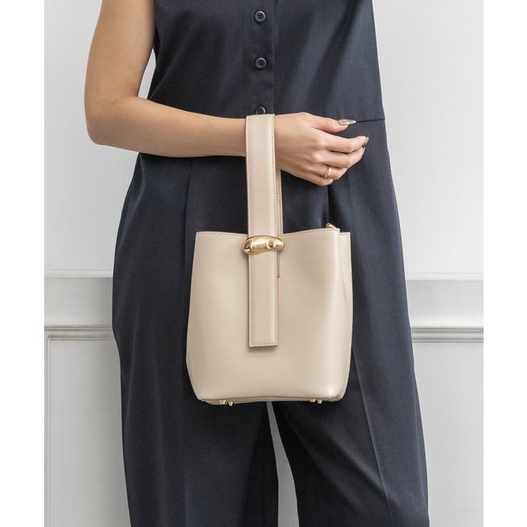 【オールシーズン ミディアムサイズ 2way】ニュアンスパーツワンハンドルショル… | TRYSIL | 詳細画像3 