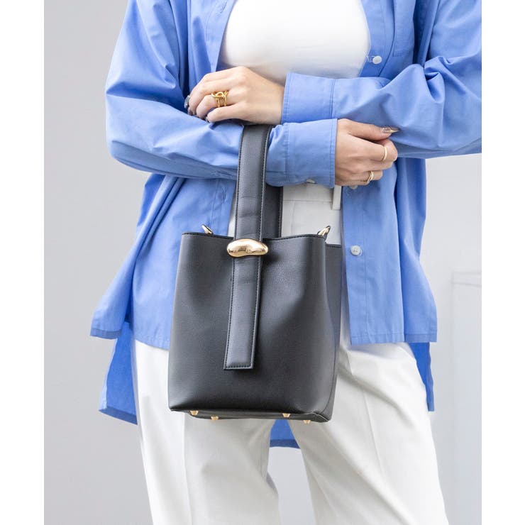 【オールシーズン ミディアムサイズ 2way】ニュアンスパーツワンハンドルショル… | TRYSIL | 詳細画像6 