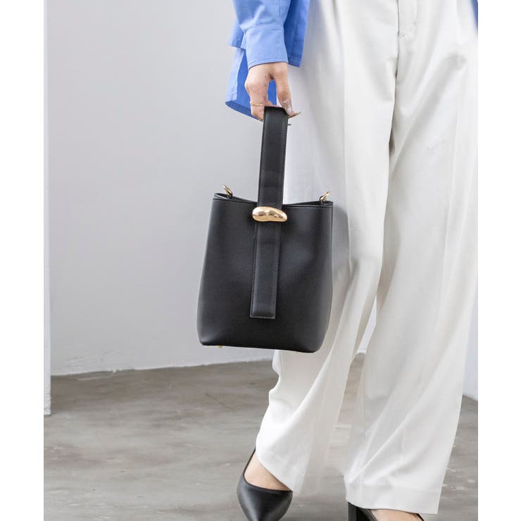 【オールシーズン ミディアムサイズ 2way】ニュアンスパーツワンハンドルショル… | TRYSIL | 詳細画像7 