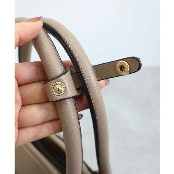 【オールシーズン/A4/通勤通学】ベルトデザイン横型A4トートバッグ | TRYSIL | 詳細画像19 