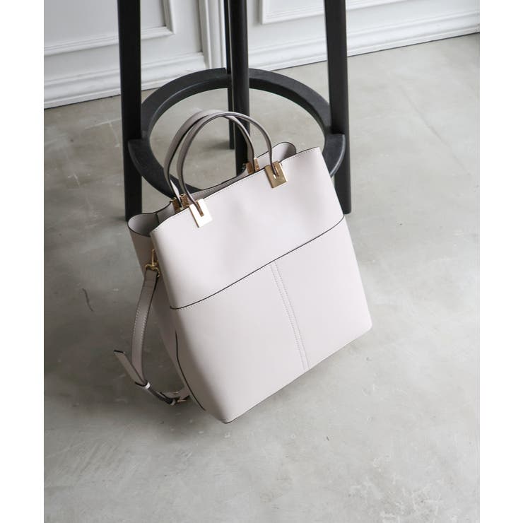 【A4/通勤/お仕事】ダブルポケット縦型A4トートバッグ | TRYSIL | 詳細画像6 