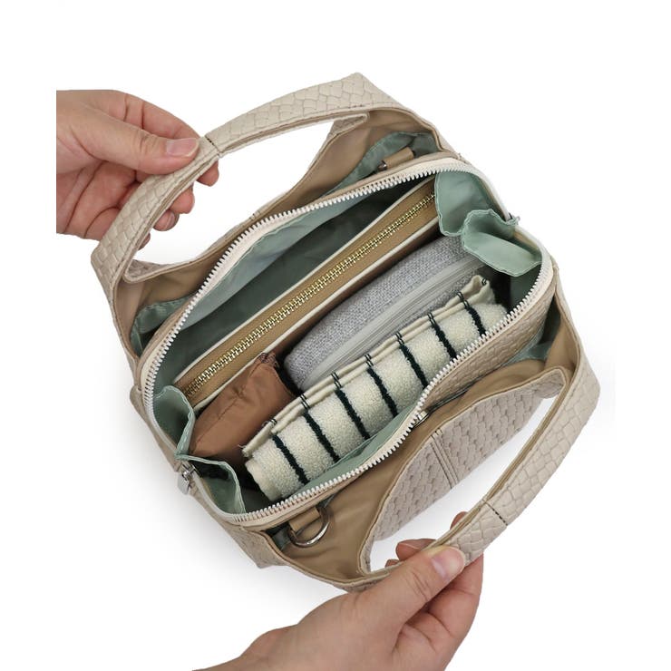 【ミディアムサイズ/デイリー/軽量】あおりポケット2wayトートバッグ | TRYSIL | 詳細画像32 