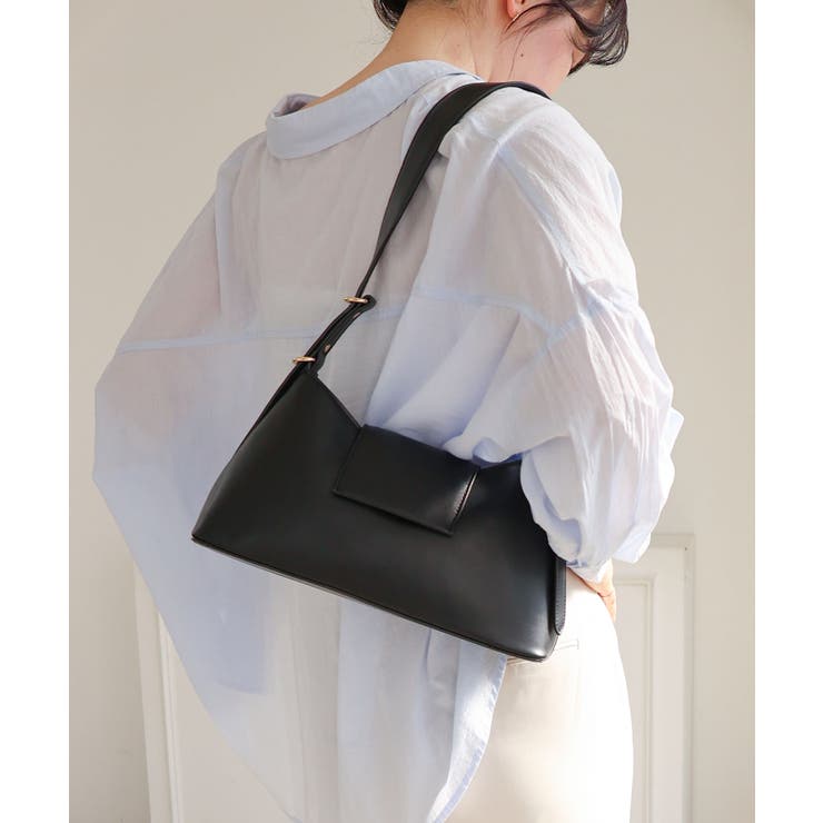 ブラック | 【オールシーズン/デイリー/オケージョン】シンプルショルダーバッグ | TRYSIL