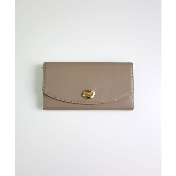 【本革/収納力/プレゼント】CAMELLIA / 牛革ニュアンスパーツ長財布 | TRYSIL | 詳細画像5 