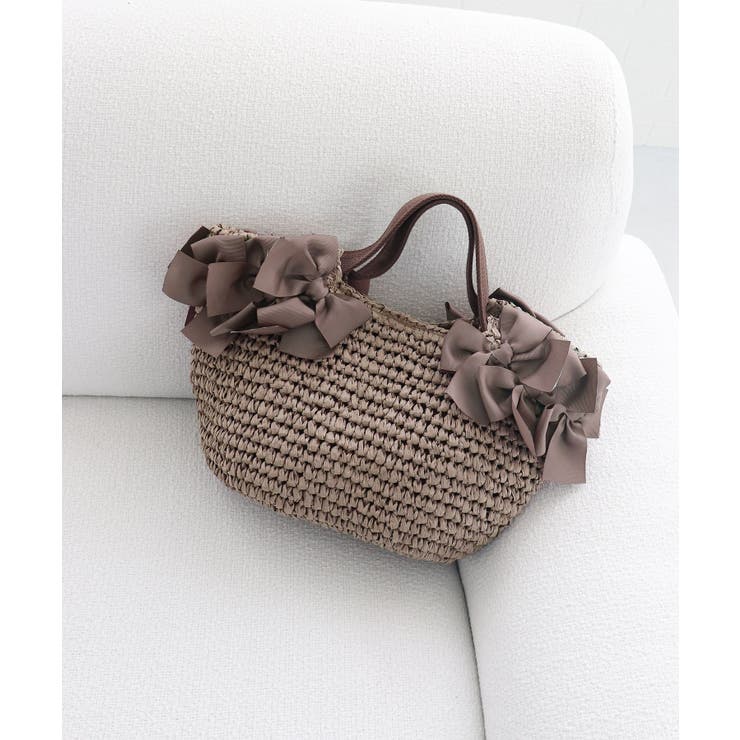 【デイリー/カゴバッグ/ミディアムサイズ】サイドリボンペーパートートバッグ | TRYSIL | 詳細画像17 