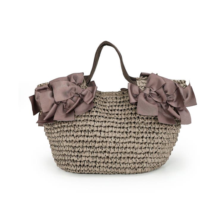 【デイリー/カゴバッグ/ミディアムサイズ】サイドリボンペーパートートバッグ | TRYSIL | 詳細画像24 