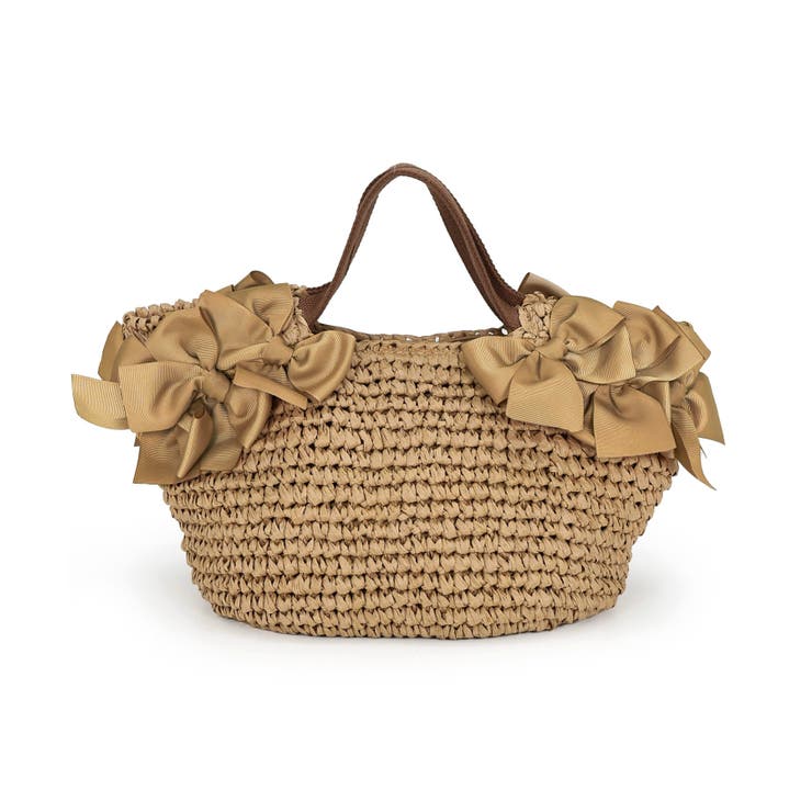 【デイリー/カゴバッグ/ミディアムサイズ】サイドリボンペーパートートバッグ | TRYSIL | 詳細画像25 