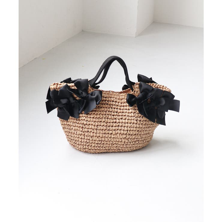 【デイリー/カゴバッグ/ミディアムサイズ】サイドリボンペーパートートバッグ | TRYSIL | 詳細画像7 