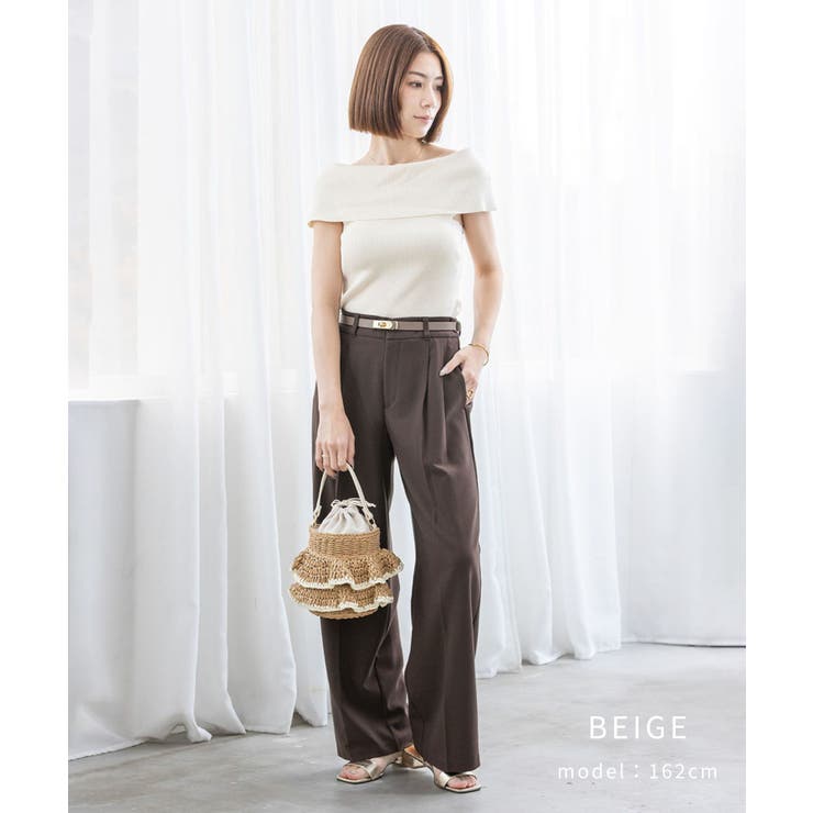 【デイリー/カゴバッグ/コンパクト】フリル2wayかごバッグ | TRYSIL | 詳細画像12 