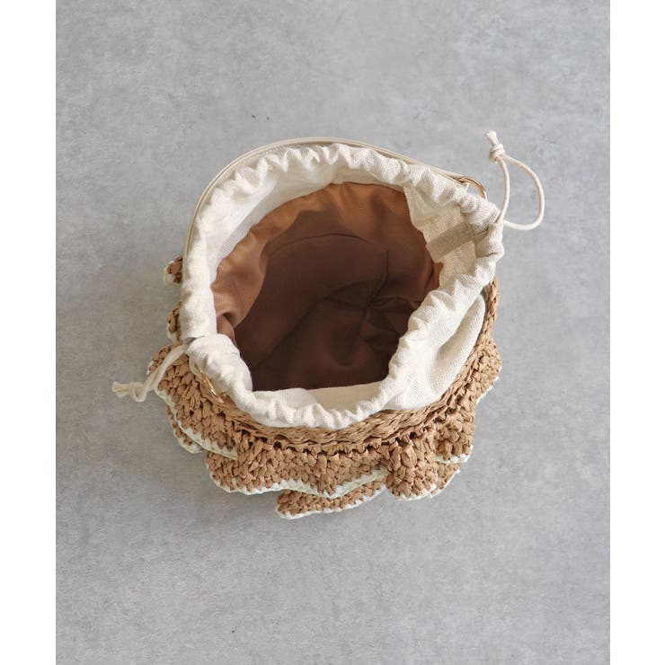 【デイリー/カゴバッグ/コンパクト】フリル2wayかごバッグ | TRYSIL | 詳細画像14 