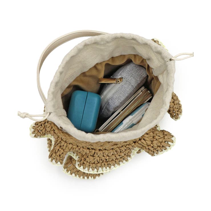 【デイリー/カゴバッグ/コンパクト】フリル2wayかごバッグ | TRYSIL | 詳細画像21 