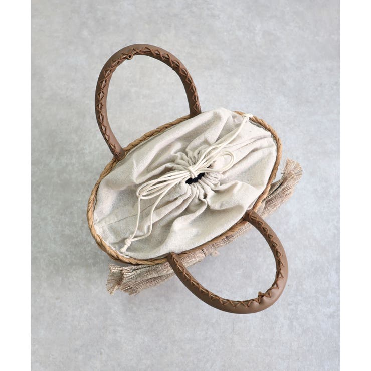 【デイリー/カゴバッグ/ミディアムサイズ】リボンかごバッグ | TRYSIL | 詳細画像24 