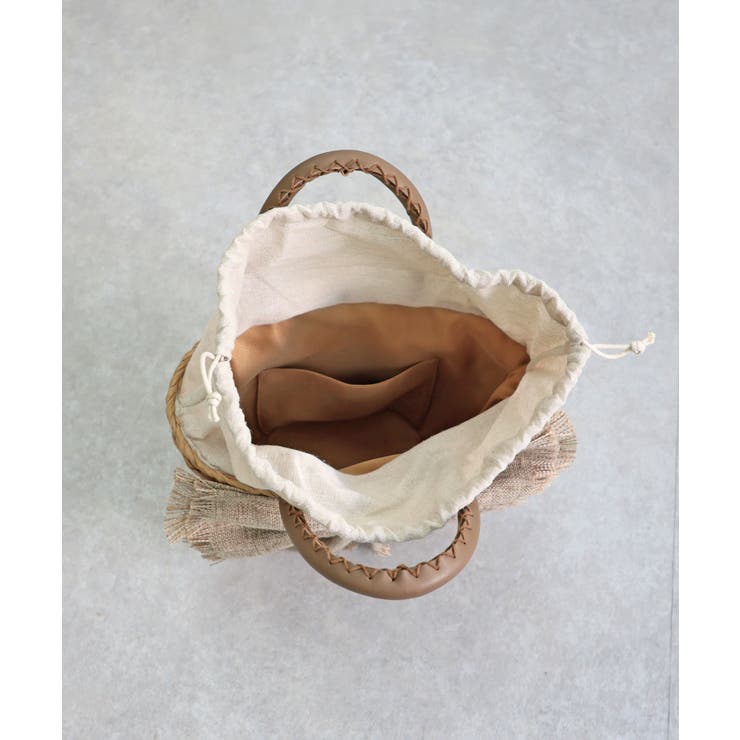 【デイリー/カゴバッグ/ミディアムサイズ】リボンかごバッグ | TRYSIL | 詳細画像25 