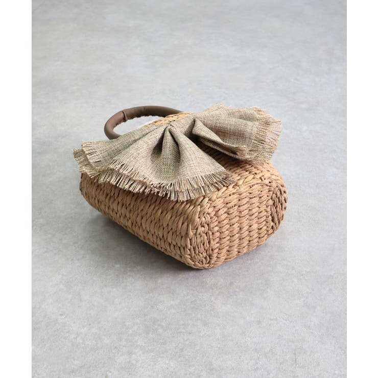 【デイリー/カゴバッグ/ミディアムサイズ】リボンかごバッグ | TRYSIL | 詳細画像27 