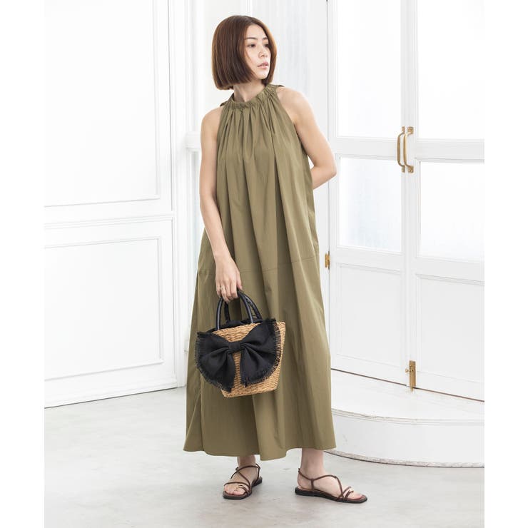 【デイリー/カゴバッグ/ミディアムサイズ】リボンかごバッグ | TRYSIL | 詳細画像5 