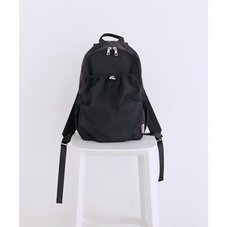 ブラック | ギャザーリュック | TRYSIL