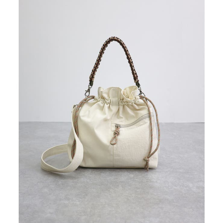 【ミディアムサイズ レジャー オールシーズン】パラコードハンドル2way巾着バッ… | TRYSIL | 詳細画像10 