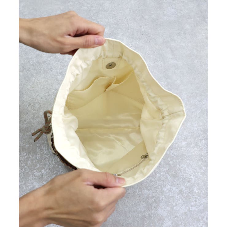 【ミディアムサイズ レジャー オールシーズン】パラコードハンドル2way巾着バッ… | TRYSIL | 詳細画像11 