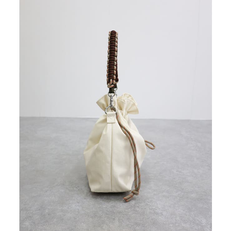 【ミディアムサイズ レジャー オールシーズン】パラコードハンドル2way巾着バッ… | TRYSIL | 詳細画像15 