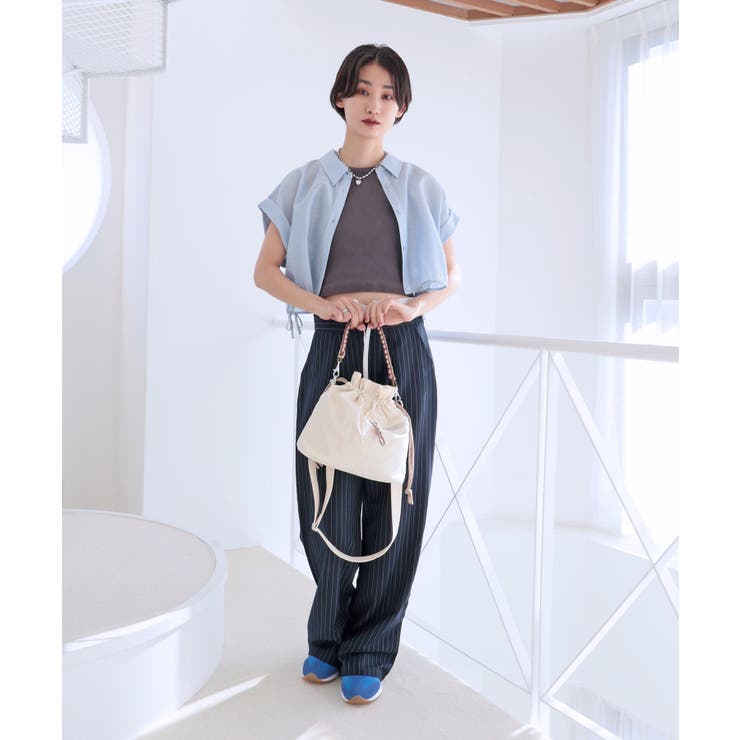 【ミディアムサイズ レジャー オールシーズン】パラコードハンドル2way巾着バッ… | TRYSIL | 詳細画像4 